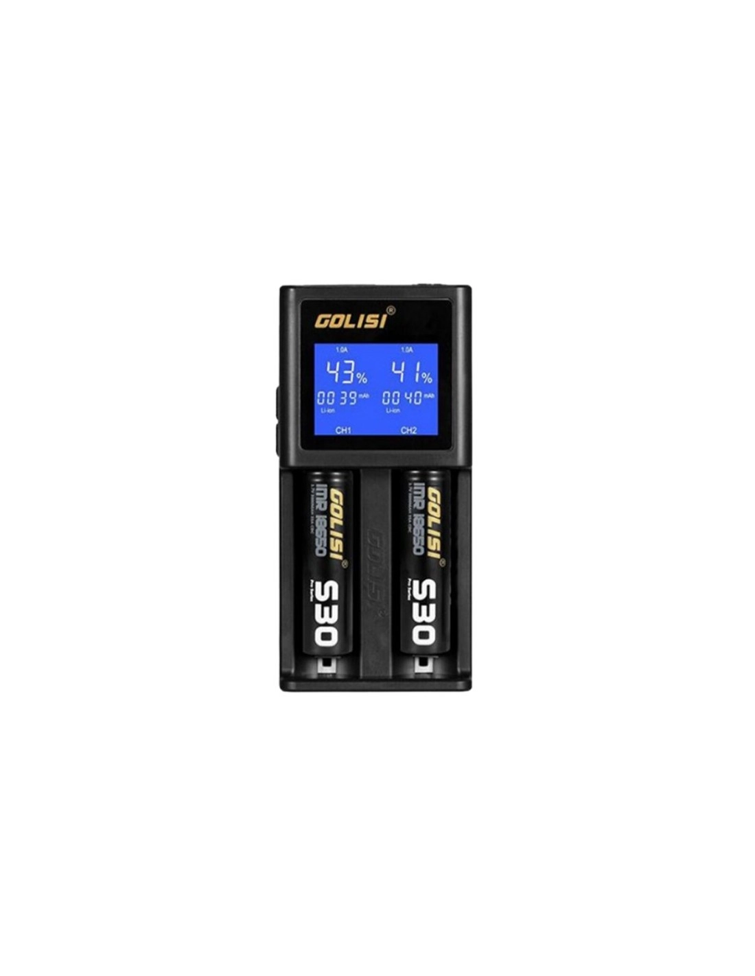 Golisi S2 2,0A Smart Charger with LCD Screen Golisi S2 2,0A Smart Charger with LCD Screen - Image 1