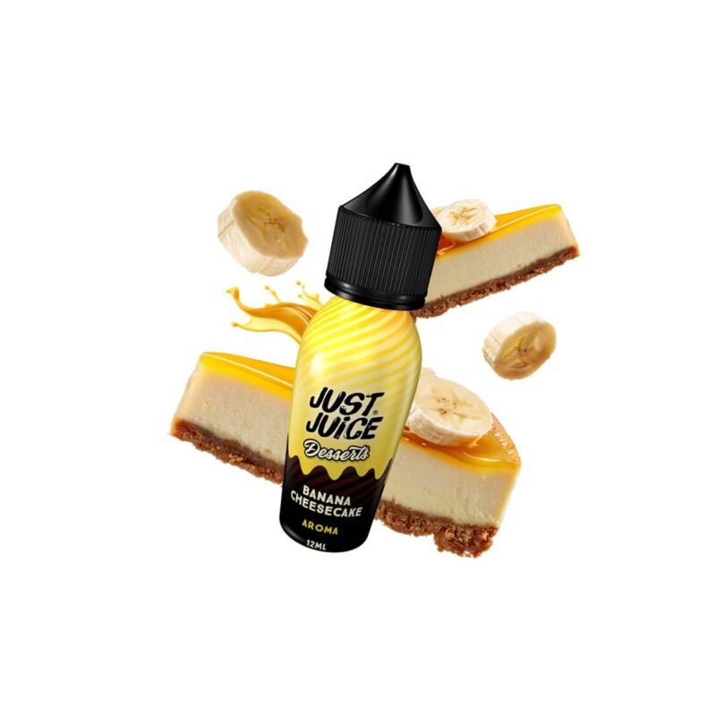 Just Juice Desserts Banana Cheesecake Flavour Shot 12/60ml – προϊόν Just Juice