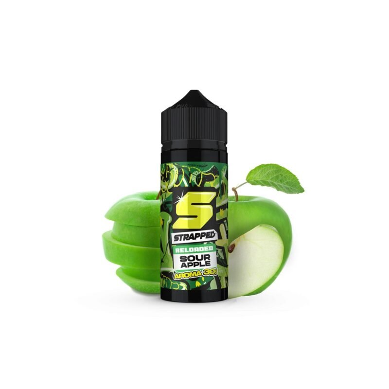 Strapped Reloaded Sour Apple Flavour Shot 120ml – άρωμα μήλου