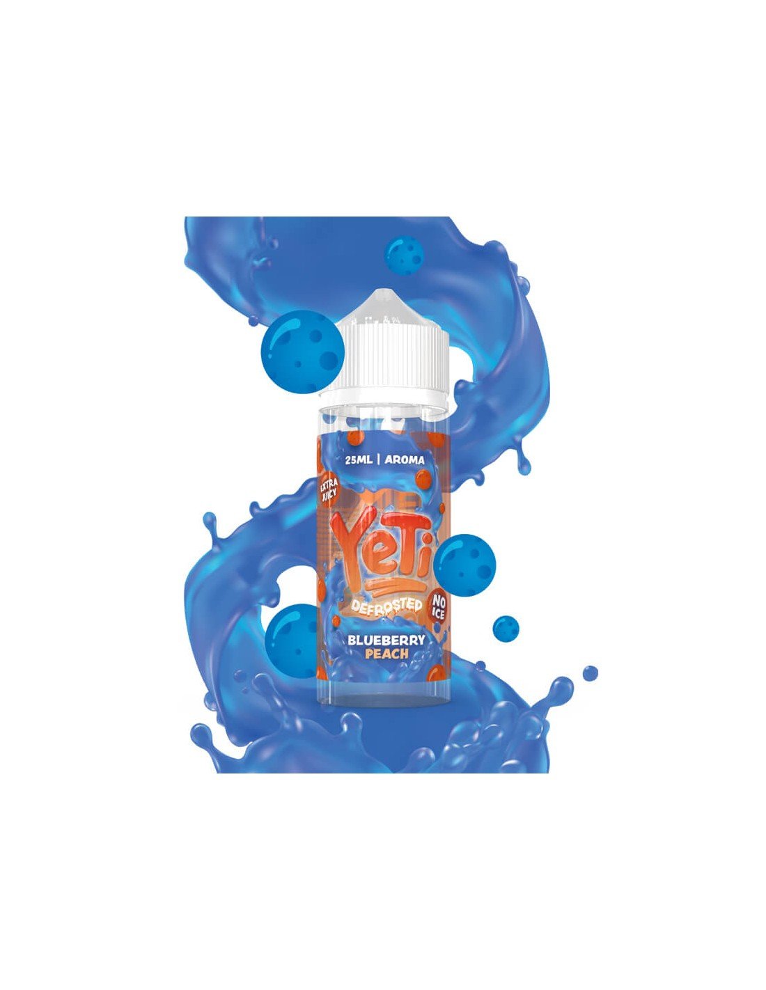 Yeti Defrosted Blueberry Peach Flavour Shot 120ml Yeti Defrosted Blueberry Peach Flavour Shot 120ml - Image 1