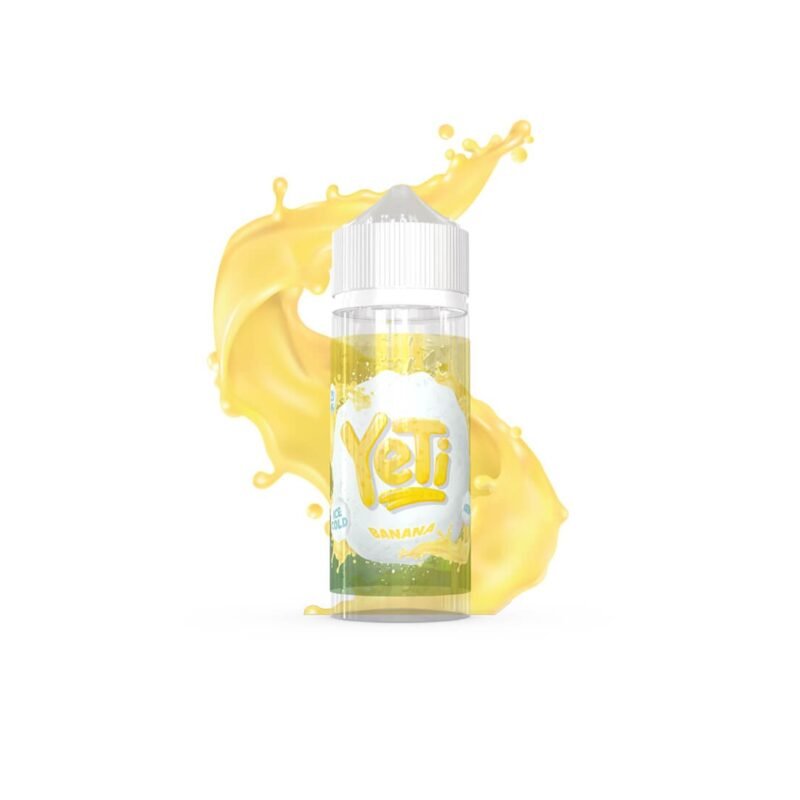 Yeti Iced Banana Flavour Shot 120ml – δροσερό άρωμα μπανάνας