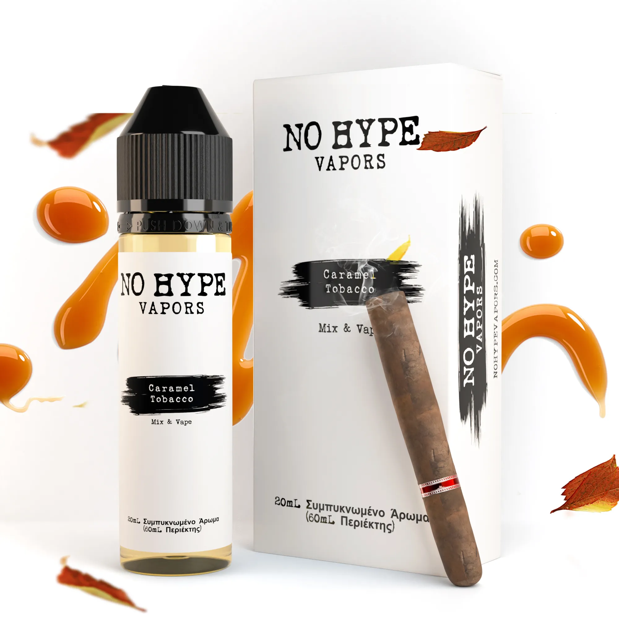 NO HYPE CARAMEL TOBACCO No Hype Caramel Tobacco – καπνικό υγρό με καραμέλα